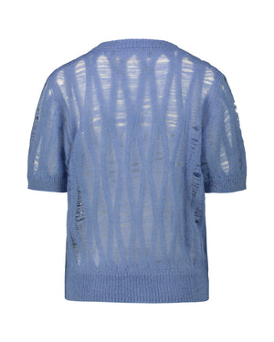 CROSSED MOHAIR SWEATER