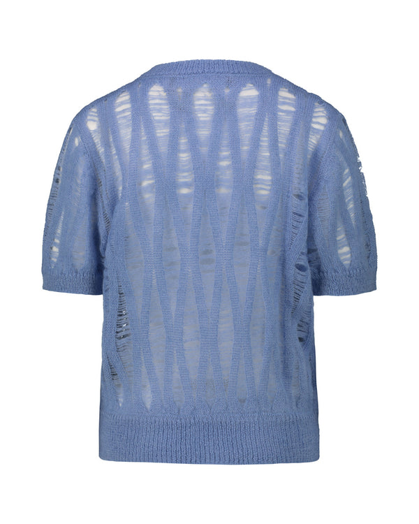 CROSSED MOHAIR SWEATER
