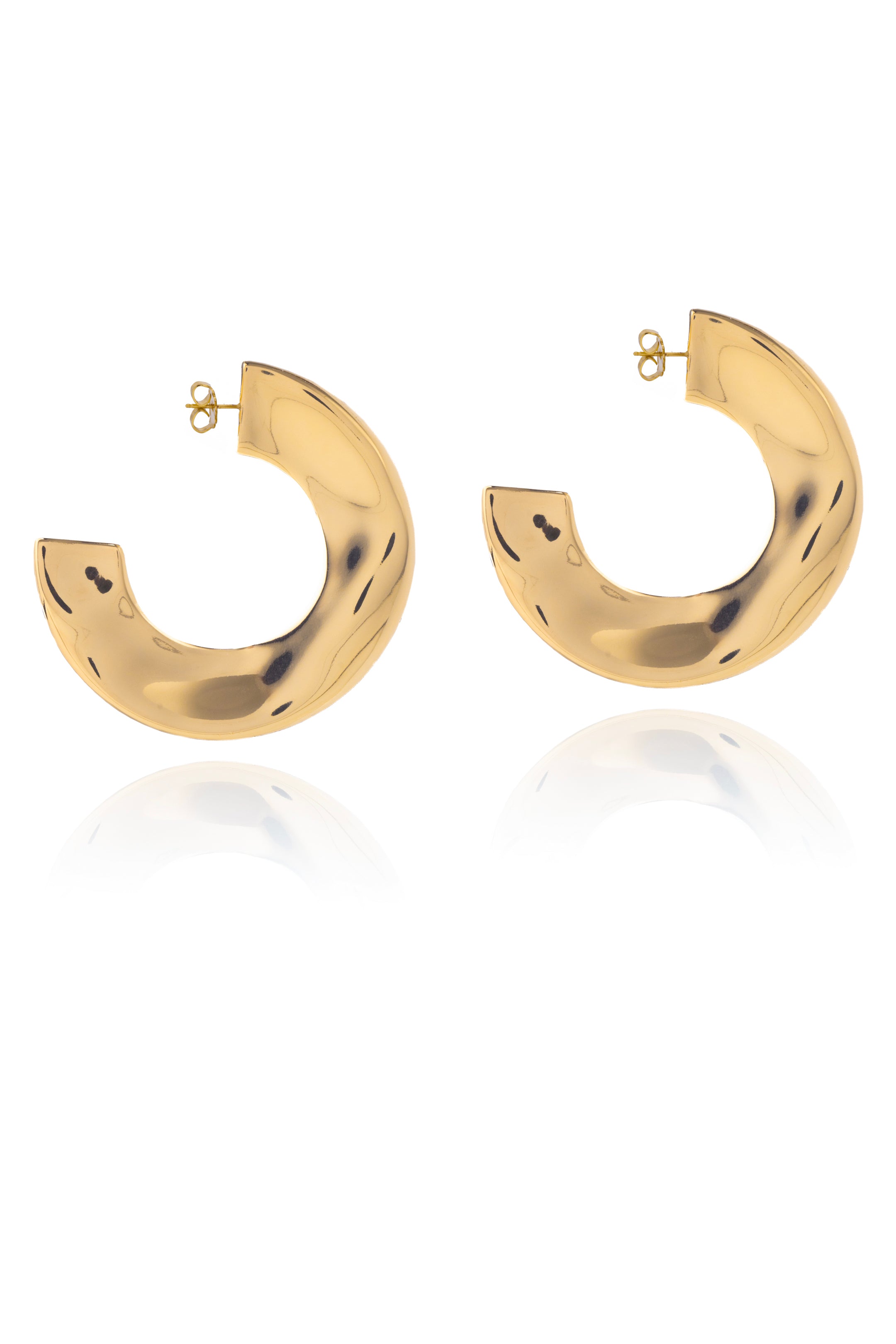 EARRING MINDY CIRCLE GOLD