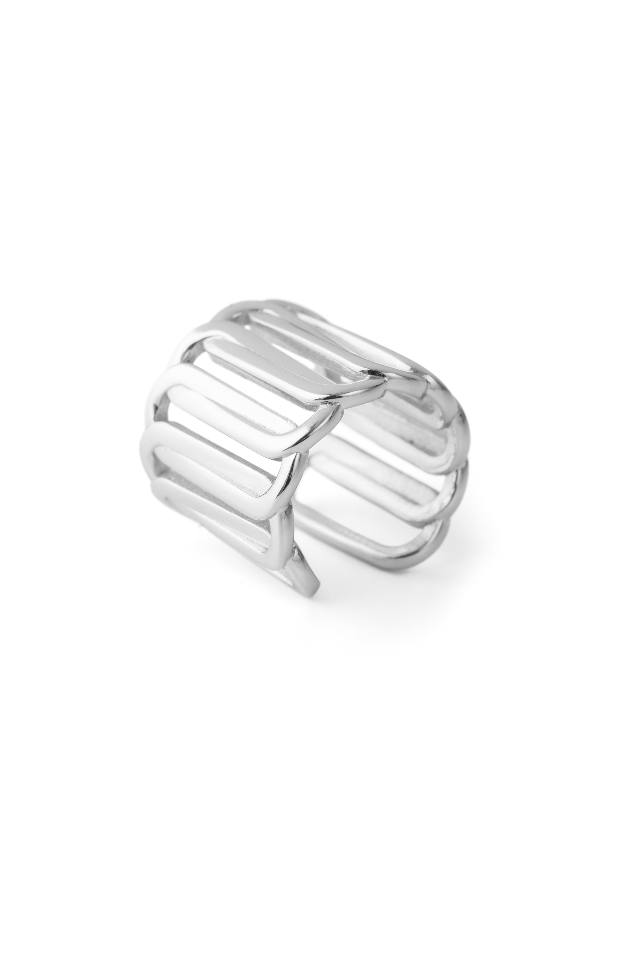 RING SQUARE SILVER