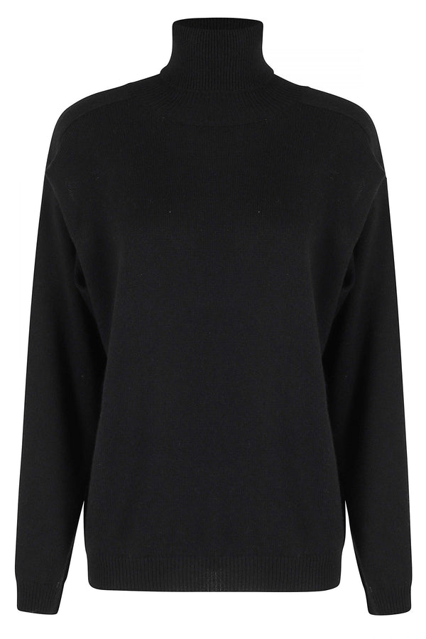 CREW NECK CASHMERE BLEND SWEATER