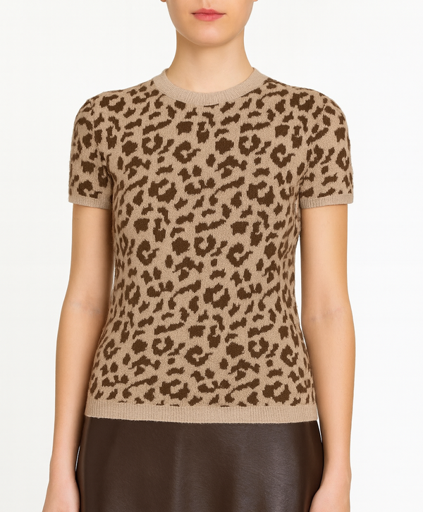 CREW NECK SPOTTED SHORT SLEEVE