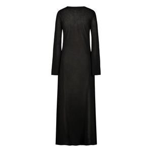 LONG BLACK FLEXAGE DRESS