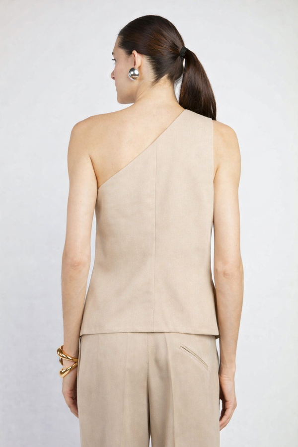 GILET MONOSPALLA IN CANVAS