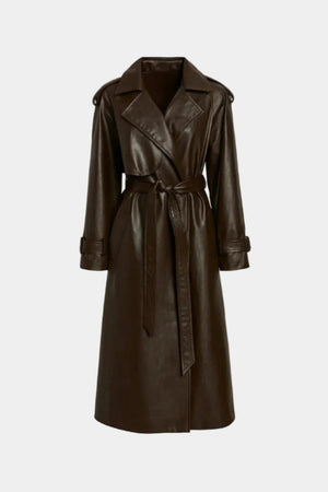 TRENCH CUIR MÉTAL