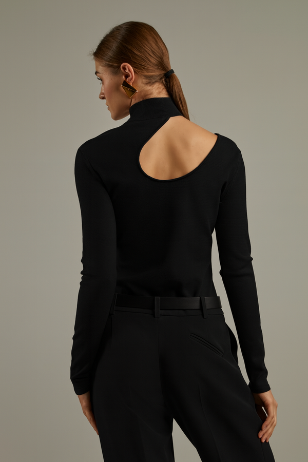 VISCOSE CUT SWEATER