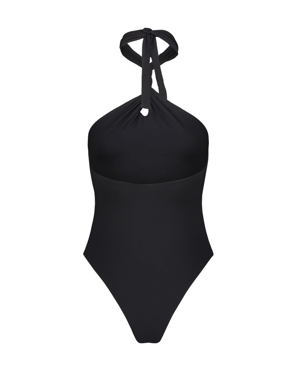 BLACK TORCION ONE-PIECE SWIMSUIT