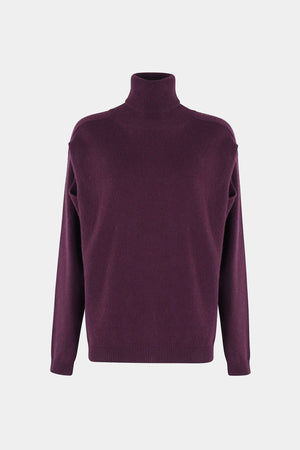 CREW NECK CASHMERE BLEND SWEATER