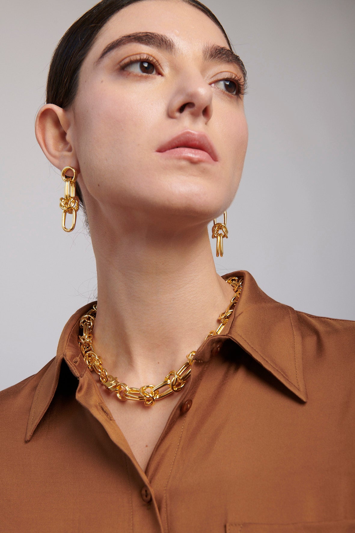 CECILE GOLD EARRING