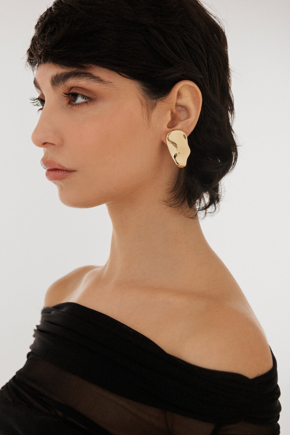 EARRING MINDY STONE GOLD