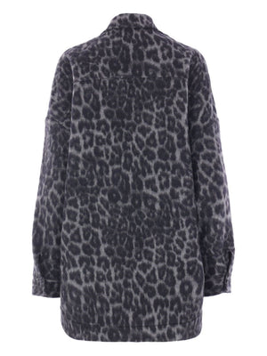 GIACCA CAMICIA LANA MACULATA