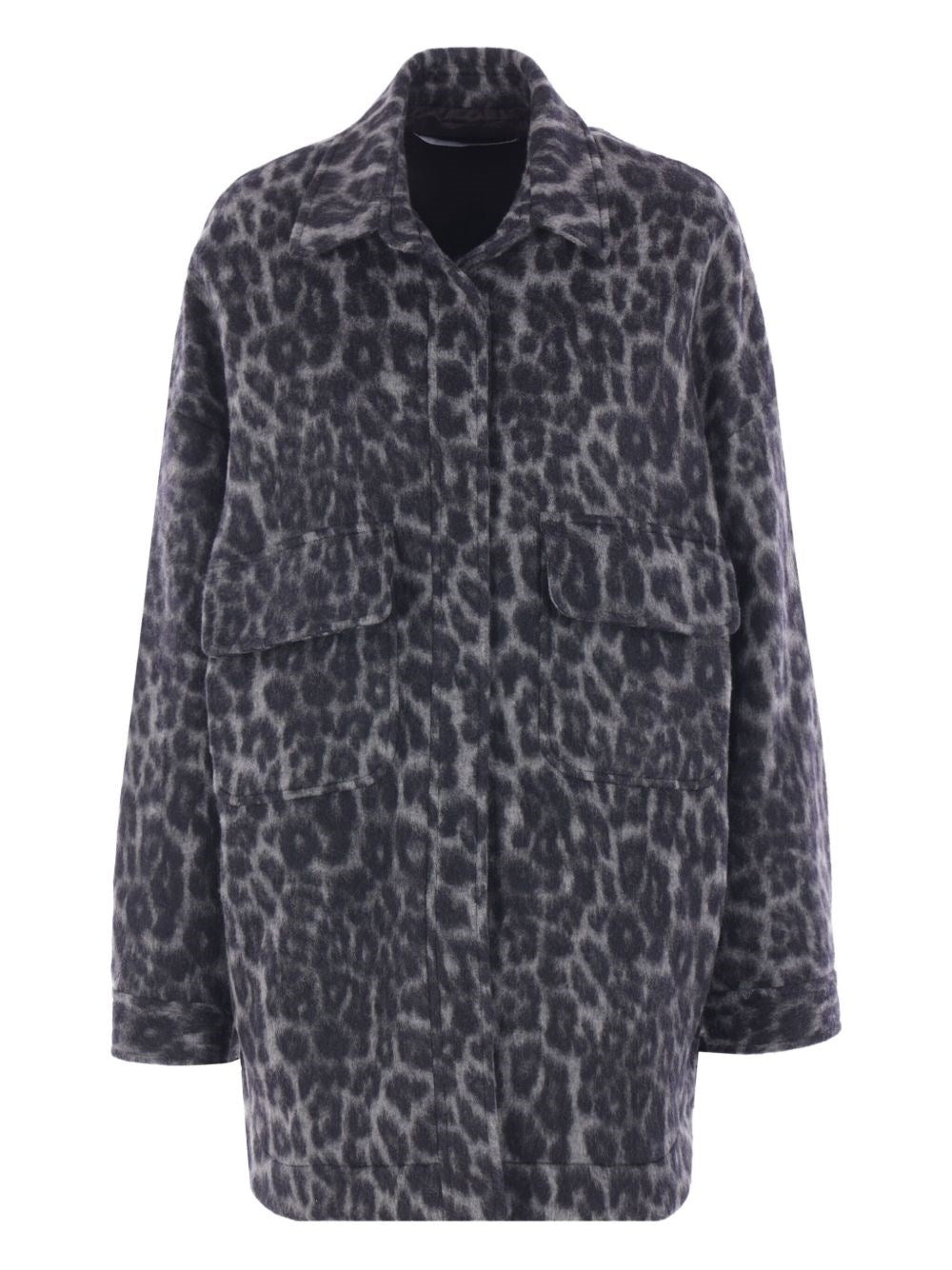GIACCA CAMICIA LANA MACULATA
