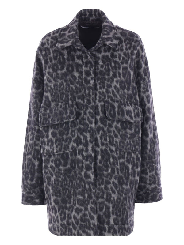 GIACCA CAMICIA LANA MACULATA