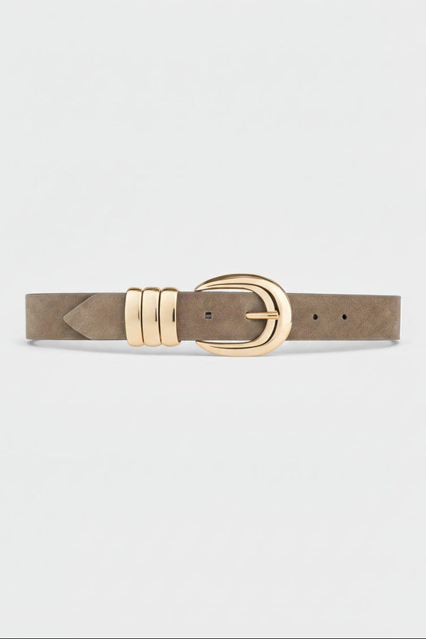 SUEDE EMILY BELT GOLD