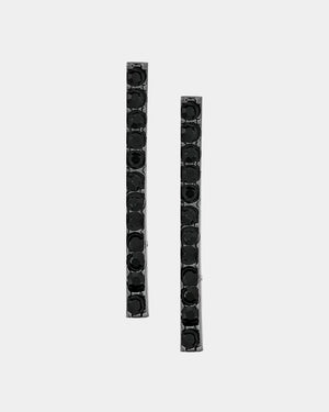 EARRINGS LOBO LINE BLACK