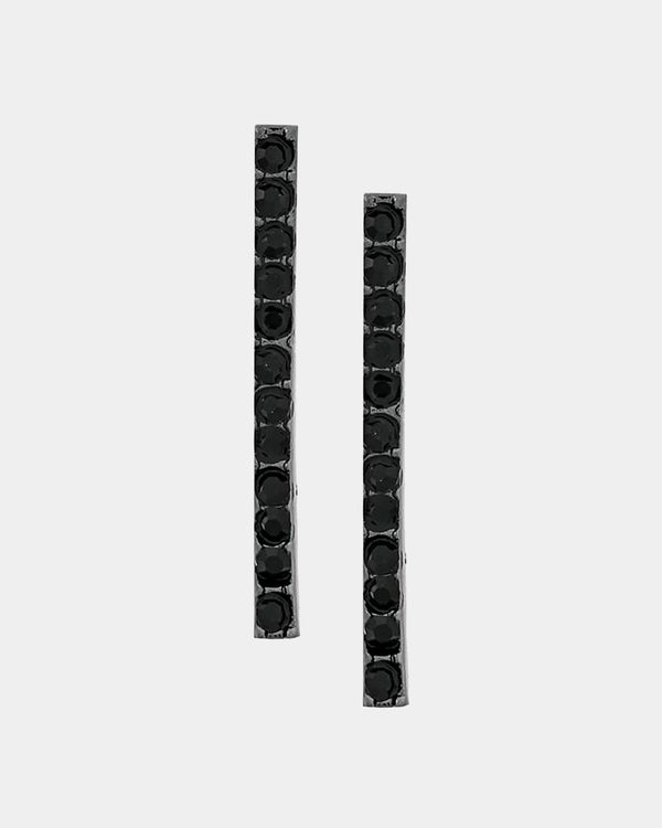 EARRINGS LOBO LINE BLACK