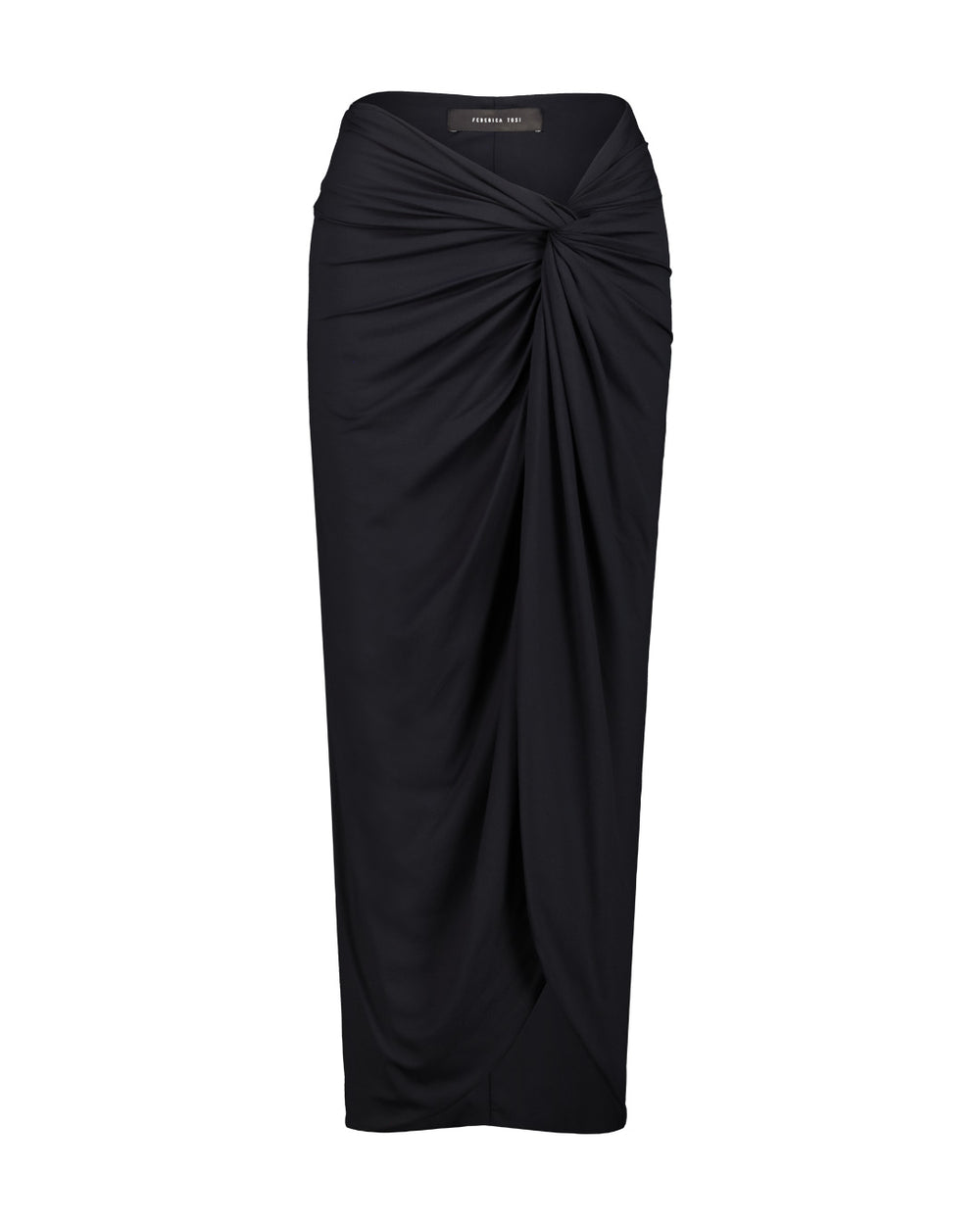 BLACK LONG SKIRT COVER-UP