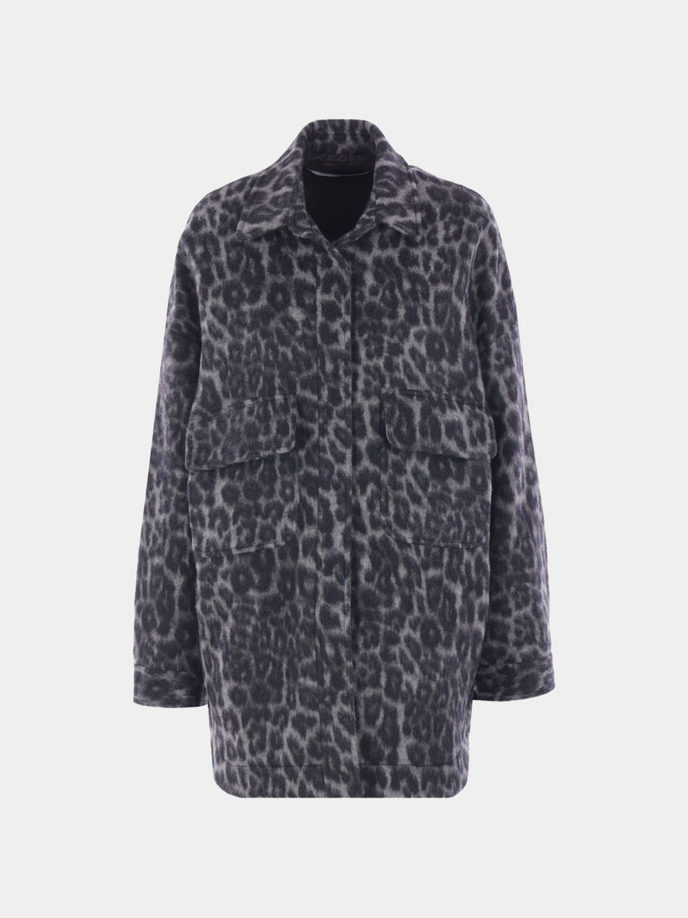 GIACCA CAMICIA LANA MACULATA