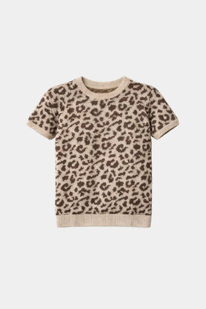 CREW NECK SPOTTED SHORT SLEEVE