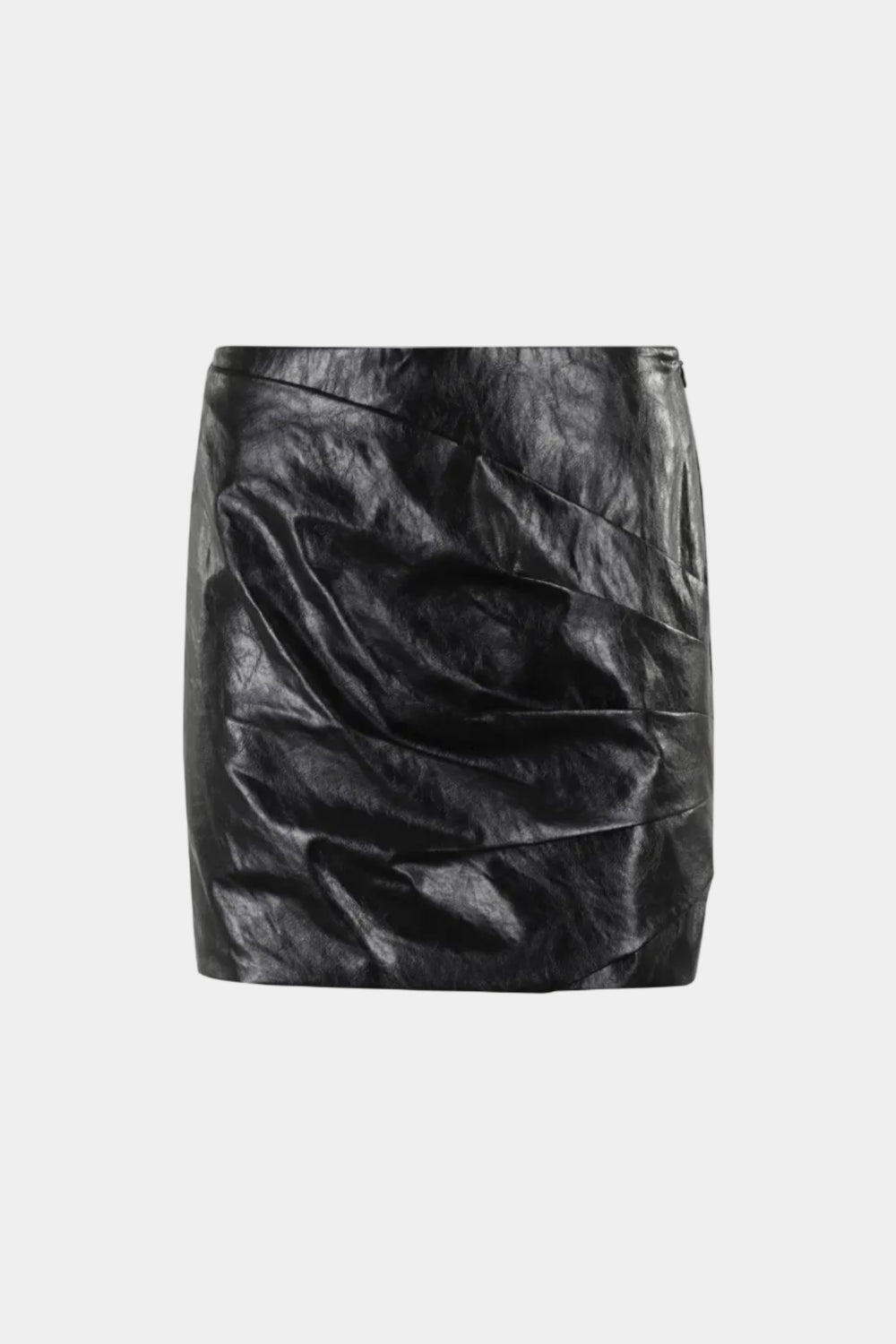 MINIGONNA PELLE METALLO