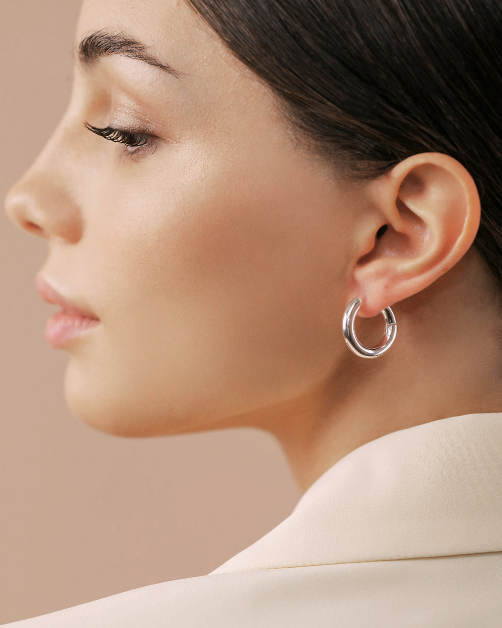EARRING EVA SMALL SILVER (7174000279712)