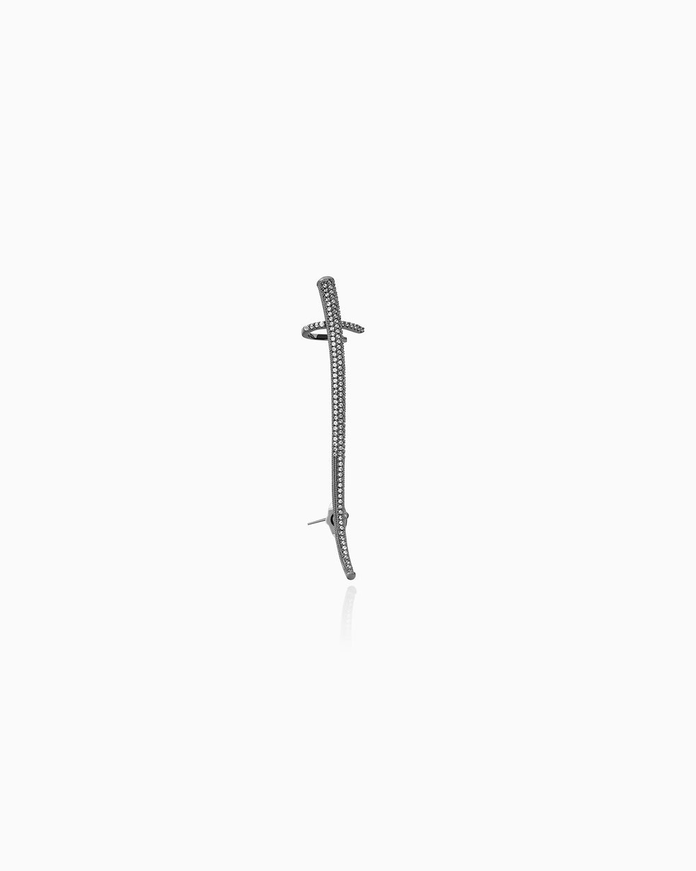 EARRING KIM BLACK DIAMOND (4714359193733)