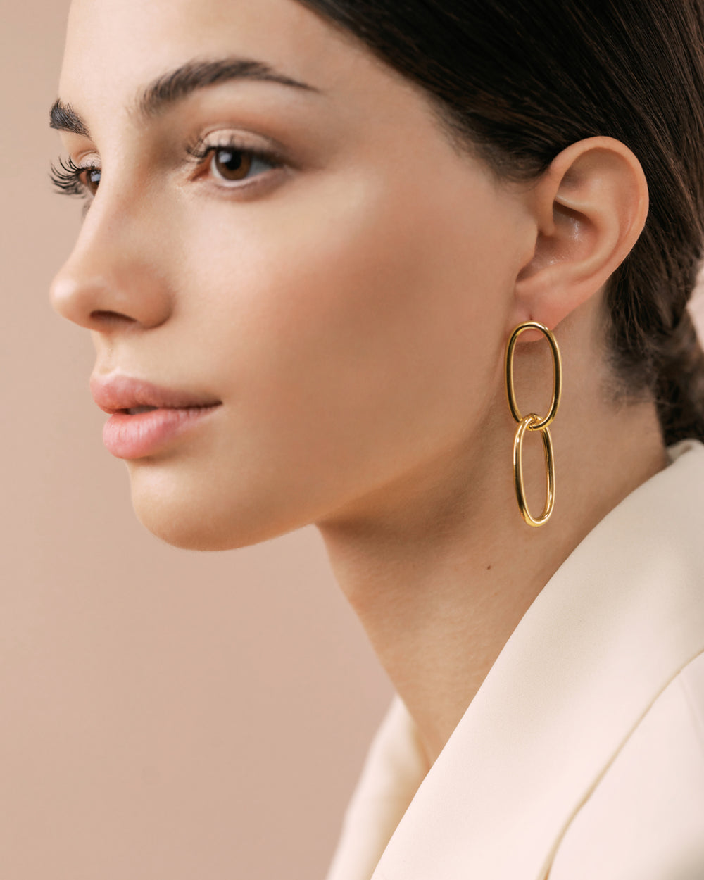 EARRING NEW BOLT GOLD (7174010962080)