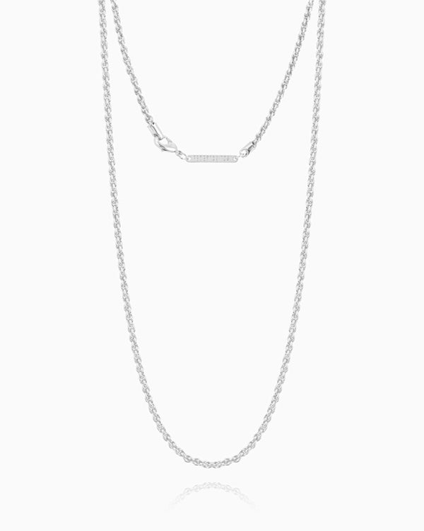 LACE LONG MINI GRACE SILVER (7833570246816)