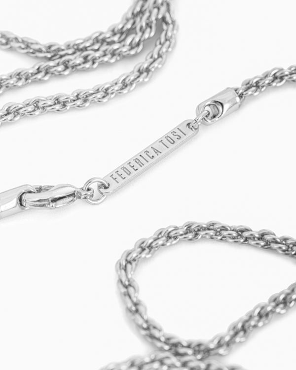 LACE LONG MINI GRACE SILVER (7833570246816)