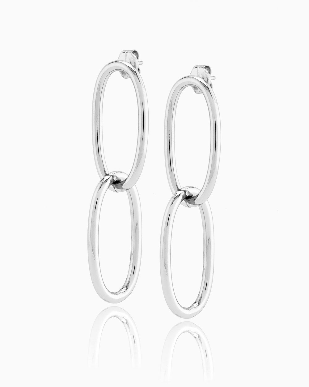 EARRING NEW BOLT SILVER (7174011682976)