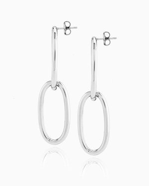 EARRING NEW BOLT SILVER (7174011682976)