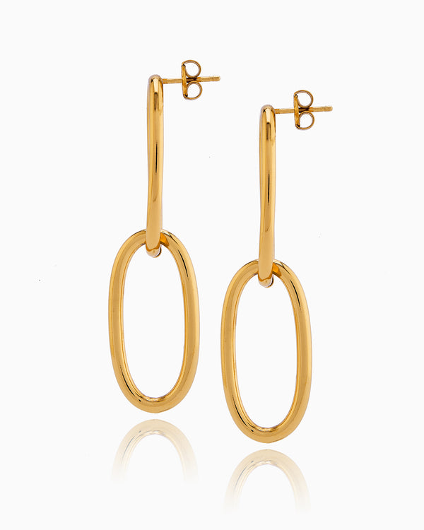 EARRING NEW BOLT GOLD (7174010962080)