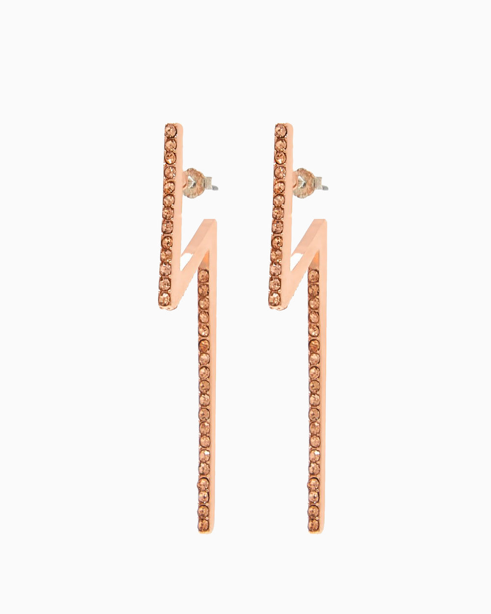 FLASH EARRINGS ROSE GOLD (722208718908)