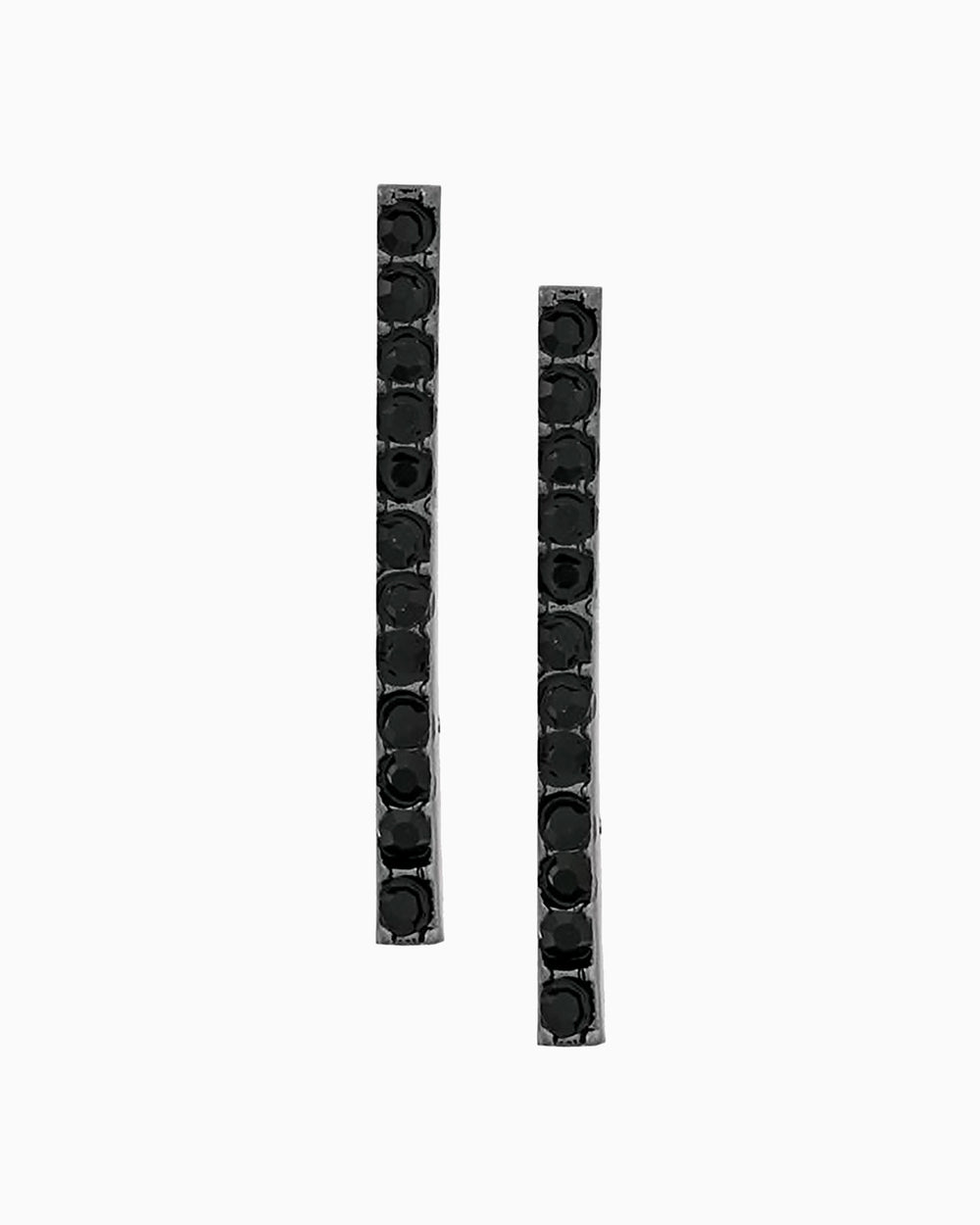 EARRINGS LOBO LINE BLACK (824853397564)
