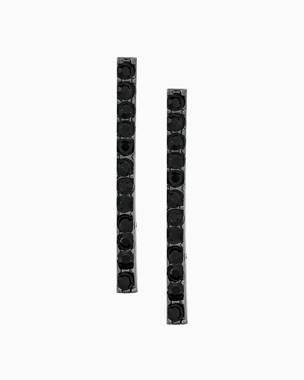 EARRINGS LOBO LINE BLACK (824853397564)