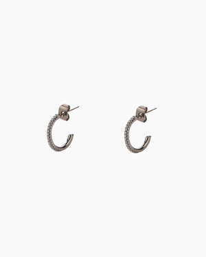 LOBO OPEN HOOP BLACK DIAMOND (2421510897724)